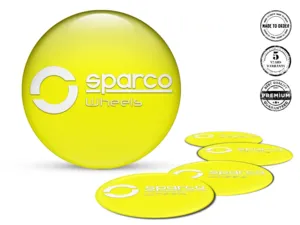 Sparco Decalcomania Cerchio Auto Emblemi Alta Qualità